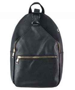 Fashion Sling Backpack AD767 BLACK